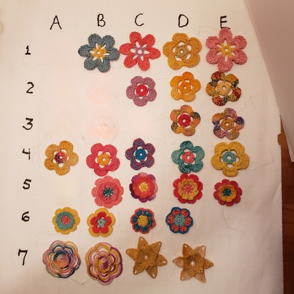 HAND CRAFTED Crochet Flower Egg Bunny Butterfly Pick 4 - Picture 8 of 12